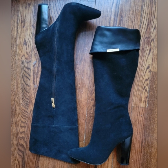 Genuine Leather Over the Knee Convertable Boots / Averie Suede Boot - Picture 11 of 14